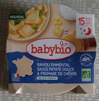 Ravioli emmental à la sauce patate douce et fromage de chèvre