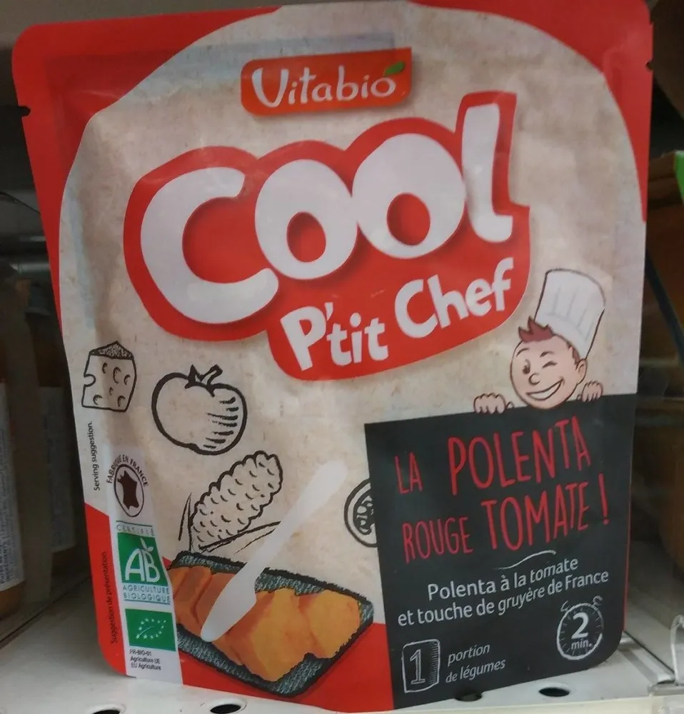 Cool p'tit Chef La polenta rouge tomate