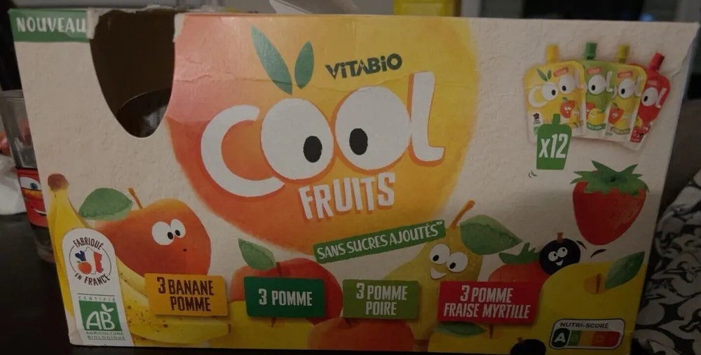 Compote de purée de fruits