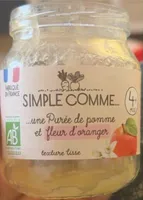 Purée de pomme et fleur d’oranger