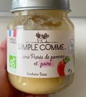 Purée de pomme et poire