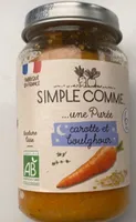 Une purée carotte et boulgour