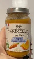 Purée riz et potimarron