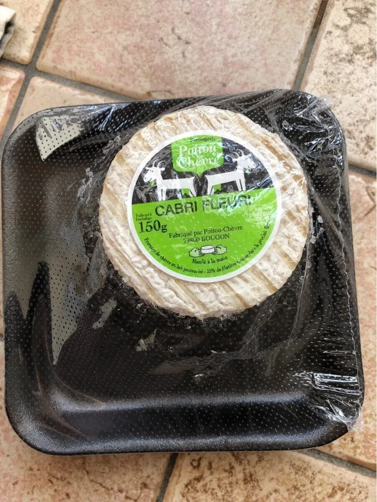 Cabri fleuri `le pictachou` de chèvre pasteurisé 25%mg 150g