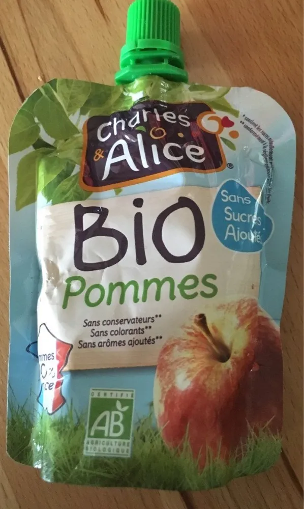 Compote Bio Pomme Charles et Alice