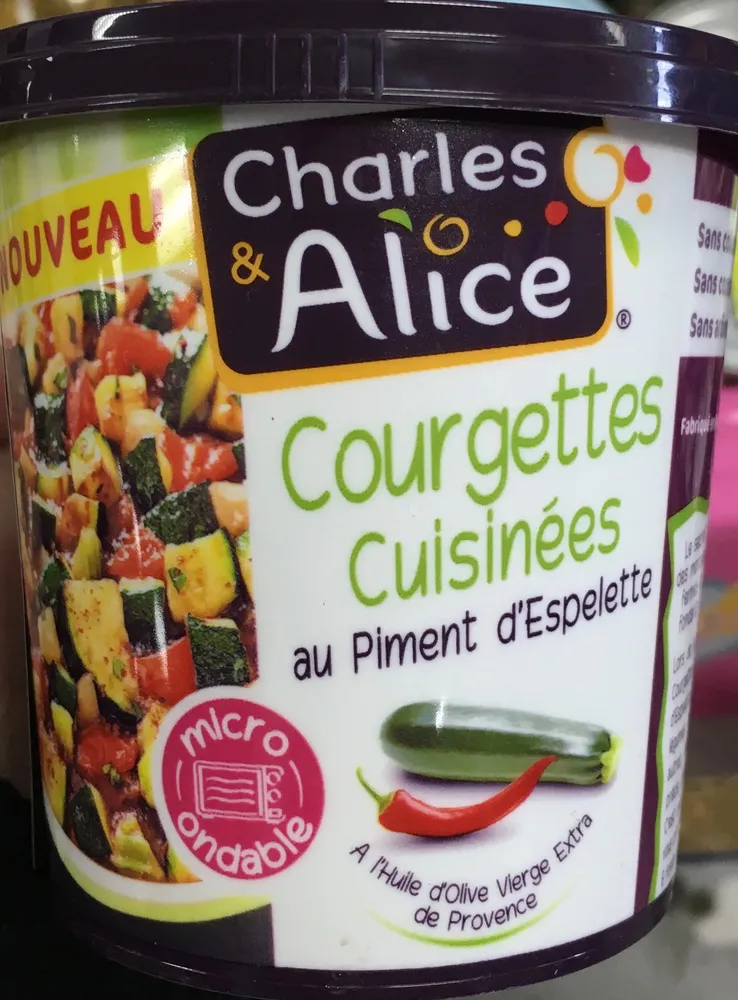Courgettes cuisinées au piment d'espelette