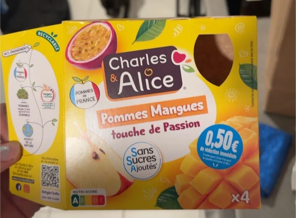 Compote Pommes Mangues touche de Passion