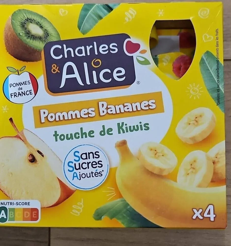 Pommes Bananes touche de Kiwis