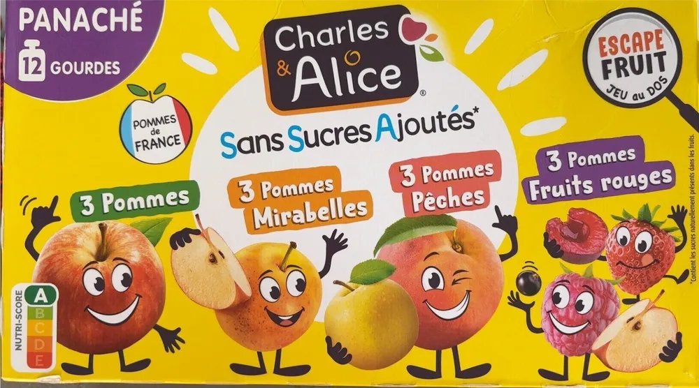 PANACHÉ 12 GOURDES Sans Sucres Ajoutés