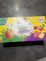 Panaché compotes pommes fruits rouges