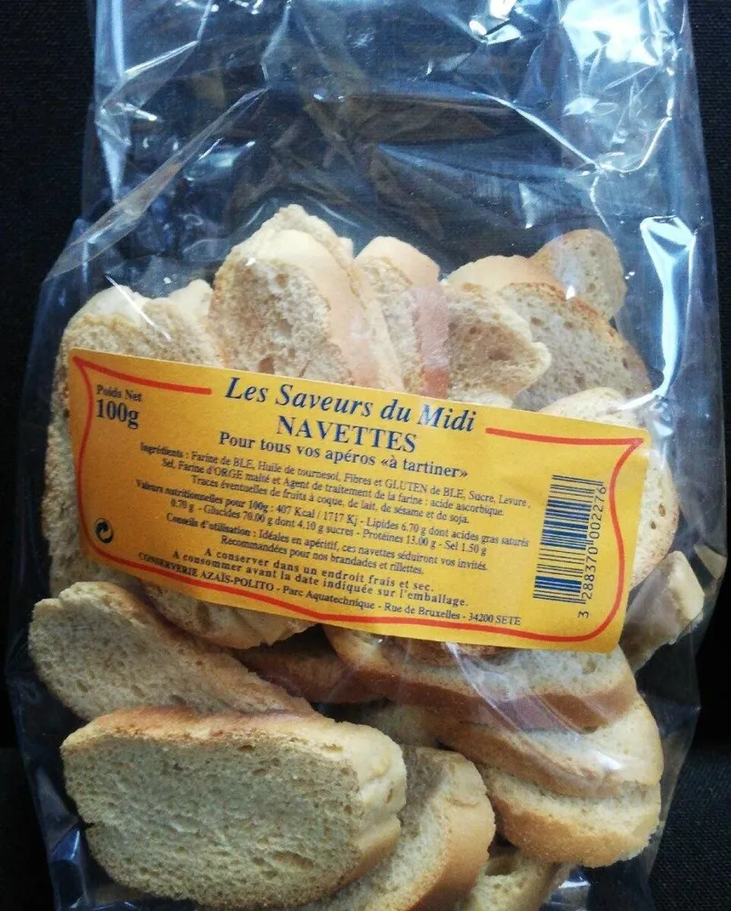 Navettes Spécial Toasters Et Tartinables 100 G