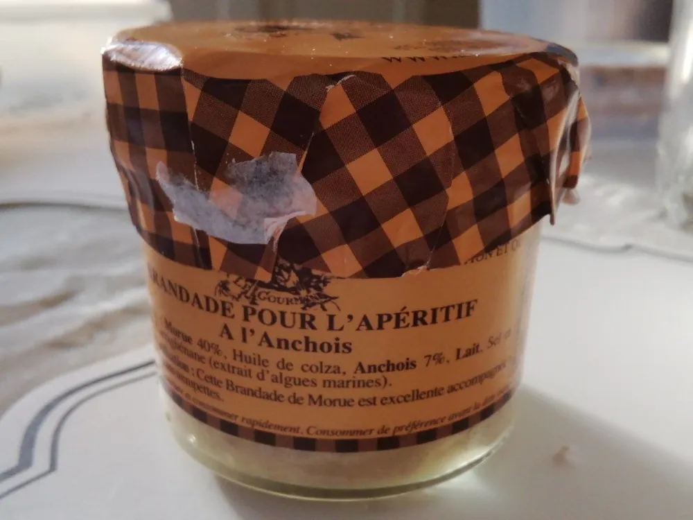 Brandade pour l'apéritif à l'anchois