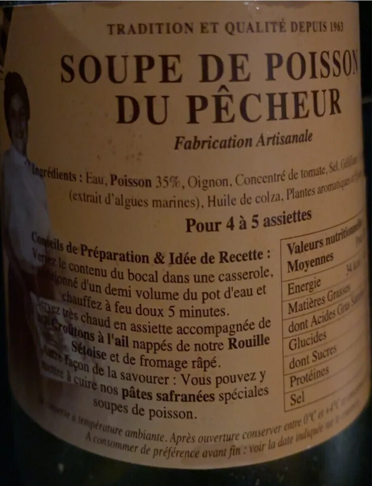 Soupe de poisson du pecheur