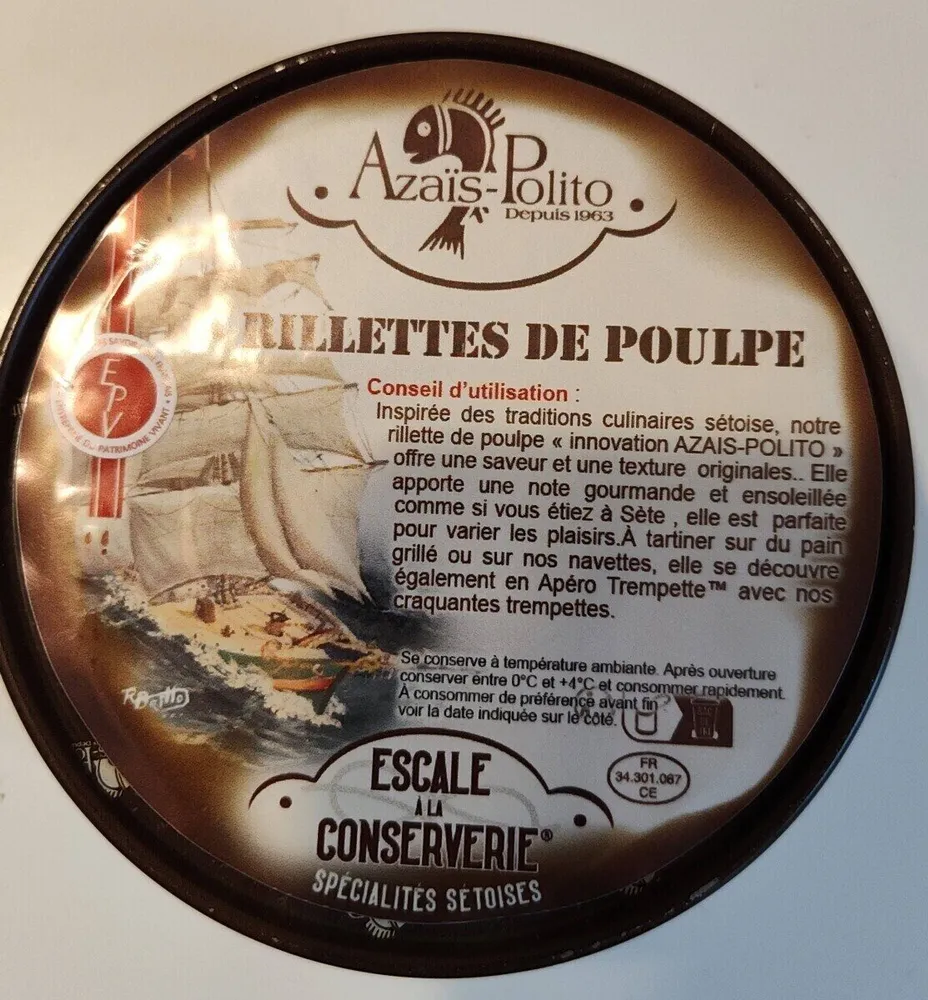Rillettes de Poulpes