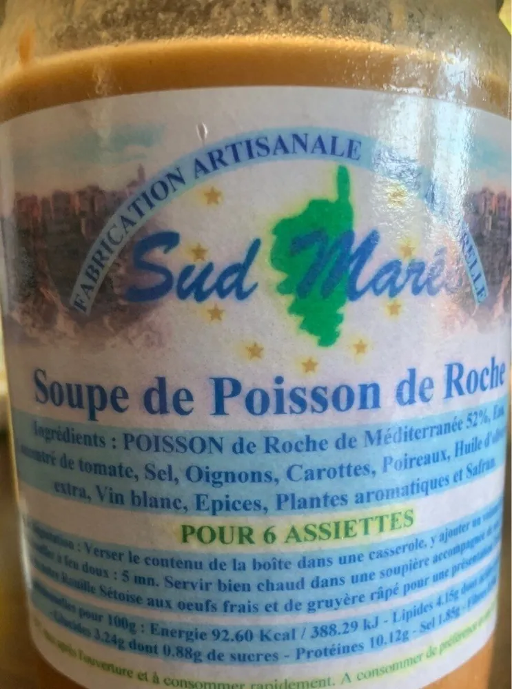 Soupe de poisson de roche