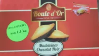 Madeleines chocolat noir