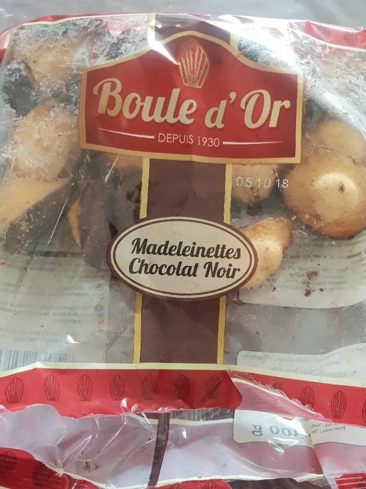 Madeleinettes chocolat noir
