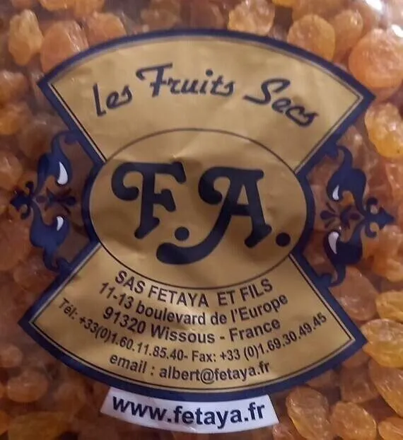 Les fruits secs F.A