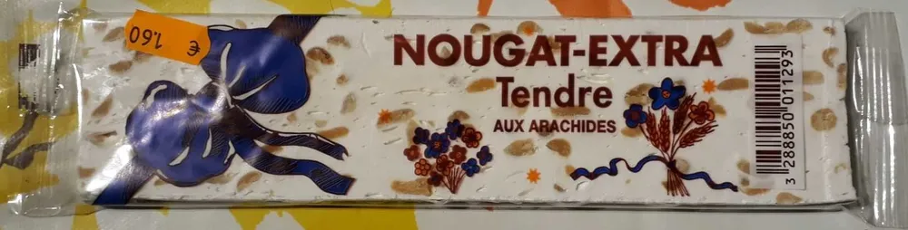 Nougat-extra tendre aux arachides