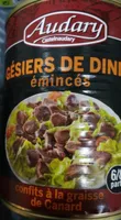 Gésiers de dinde émincés