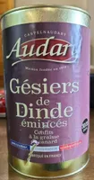 Gésiers de dinde émincés confits à  la graisse de canard