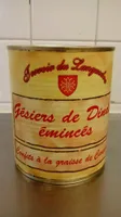 Gesiers de dinde émincés