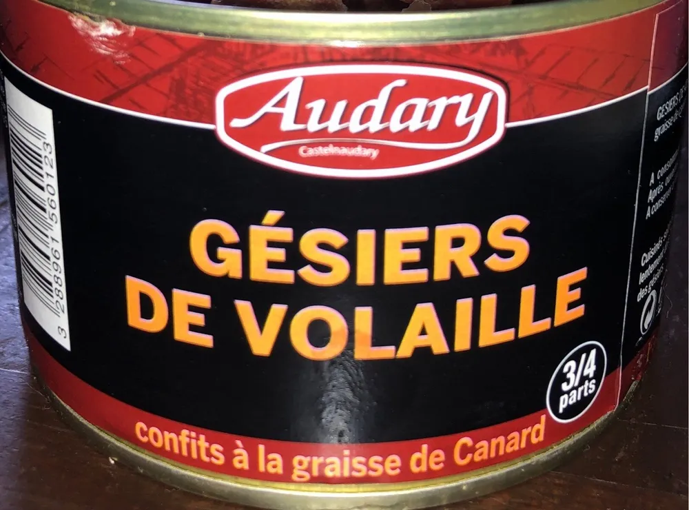 Gésiers de volaille