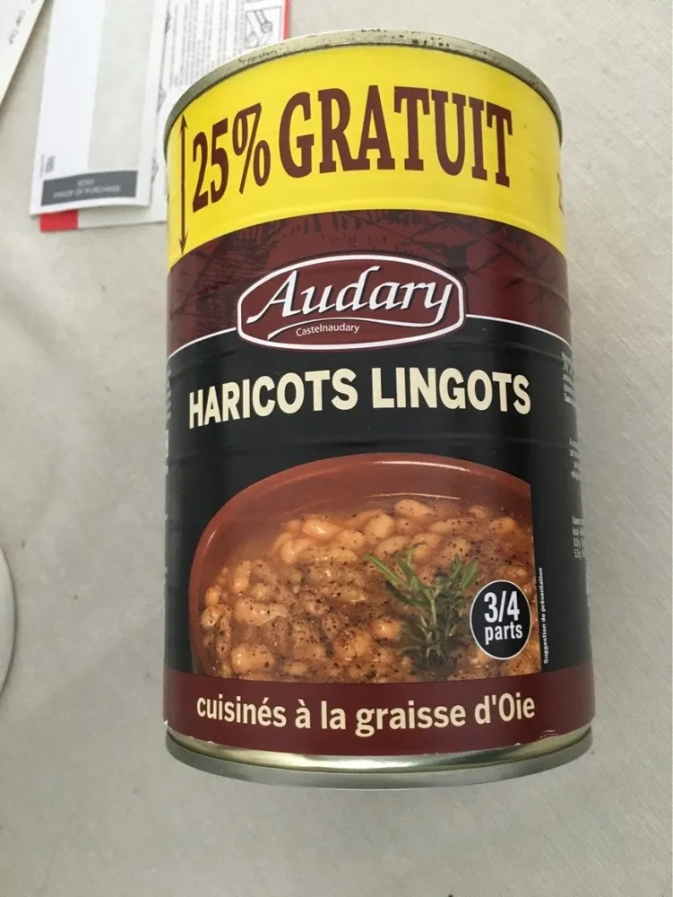 Haricots lingots