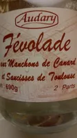 Fevolade aux manchons de canard et saucisses de Toulouse