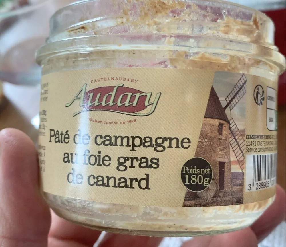 Pâté de campagne au foie gras de canard