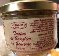 Terrine De Sanglier au genièvre