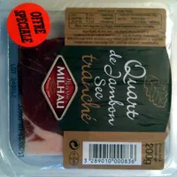 Quart de Jambon sec tranché