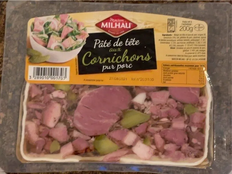 Pâté de tête aux cornichons pur porc