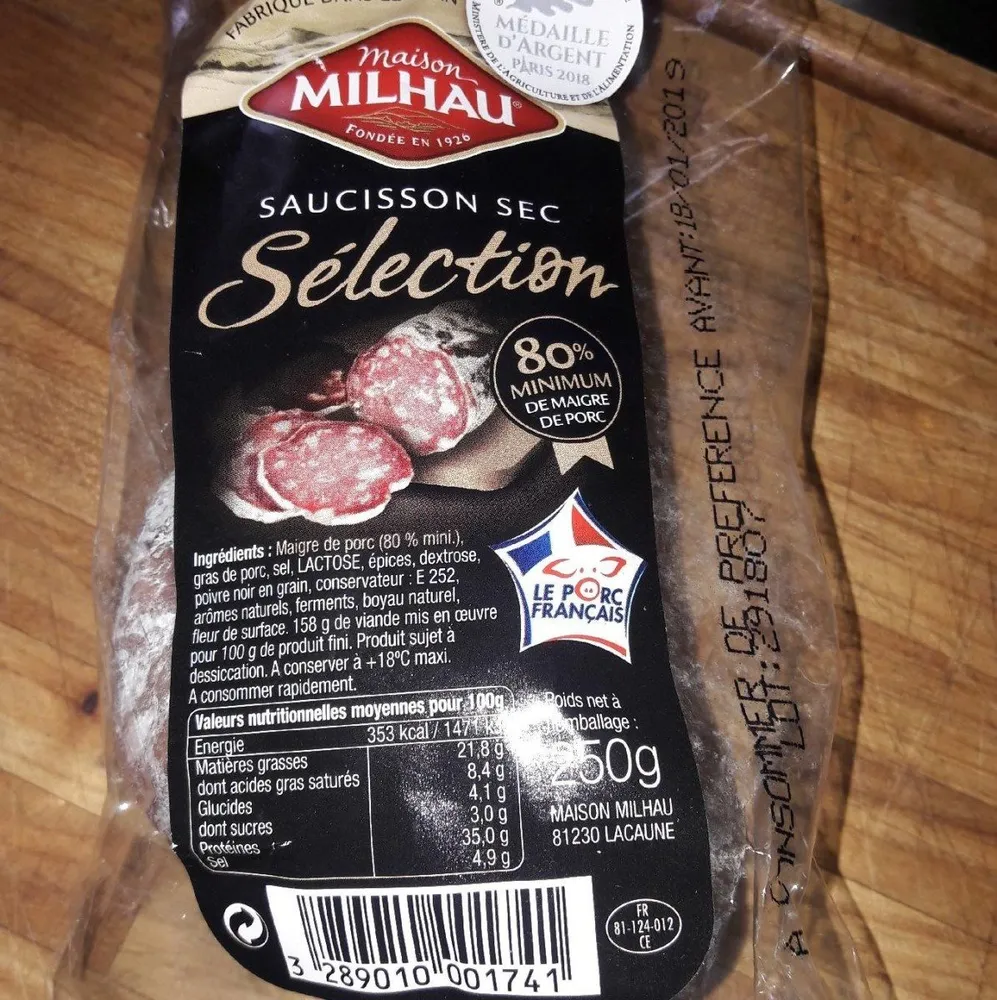 Saucisson sec Sélection
