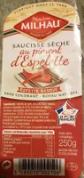 Saucisse seche au piment d' espelette