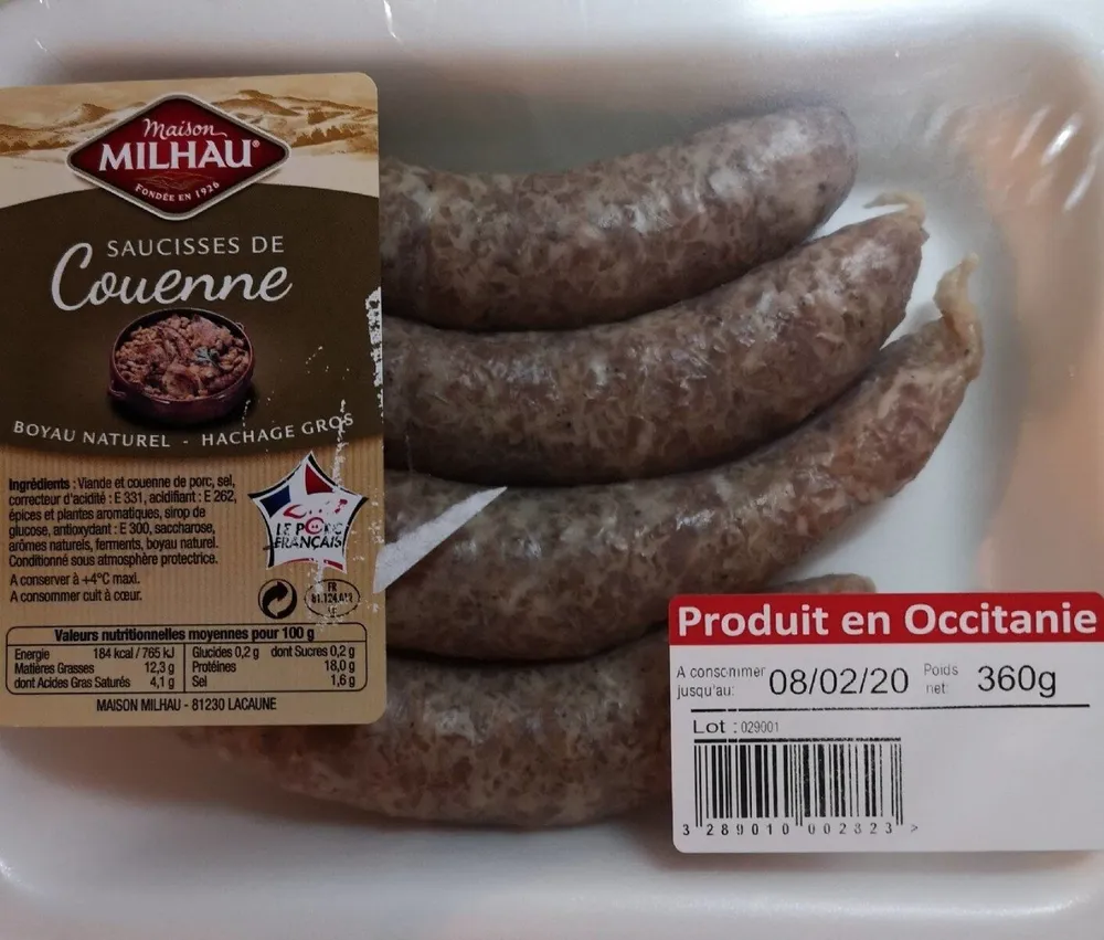 Saucisse de couenne