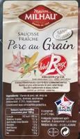 Saucisse fraîche Porc au grain