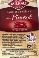 Saucisse fraiche au piment