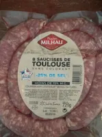 Saucisses de Toulouse -25%sel //-15%MG