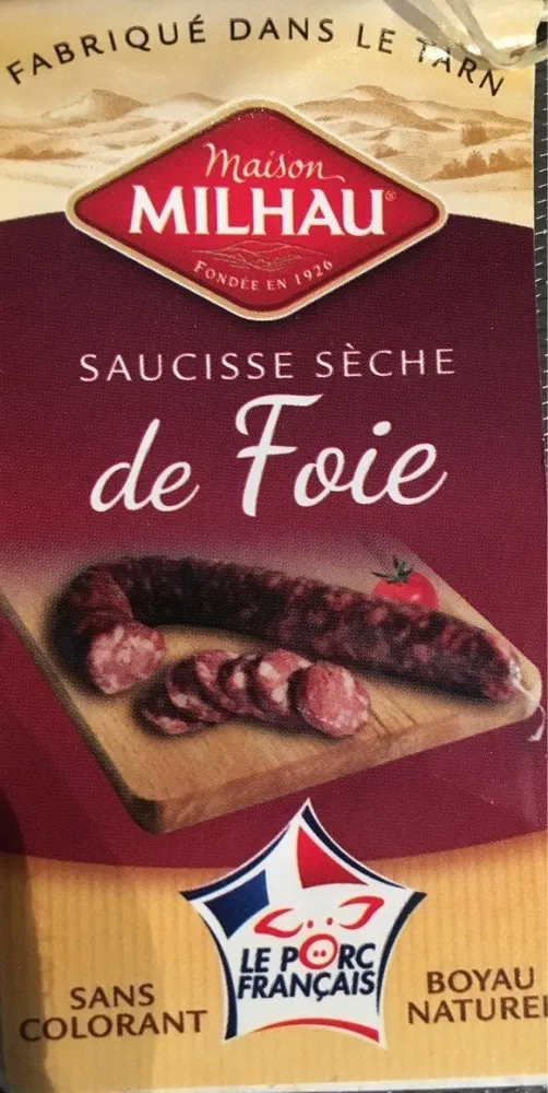 Saucisse sèche de foie