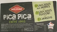 Pica Pica 7 Saucisses aux herbes + 7 Saucisses + 7 Chorizos