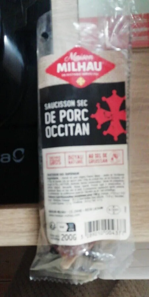 Saucisson sec de porc occitan