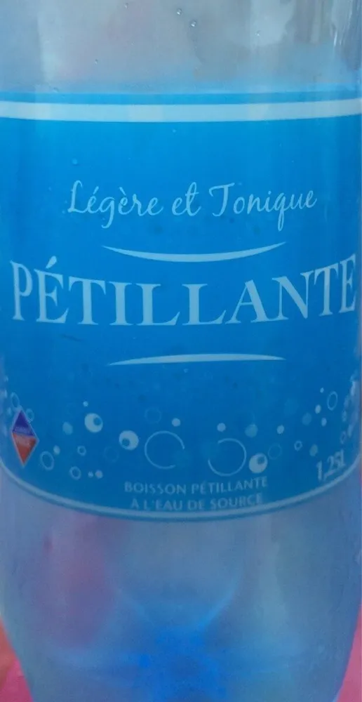Boisson petillante a l'eau de source