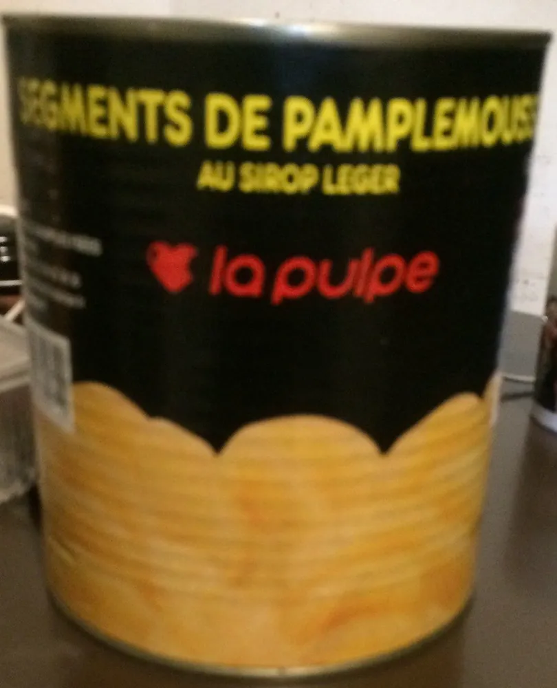 Segments de pamplemousse au sirop léger