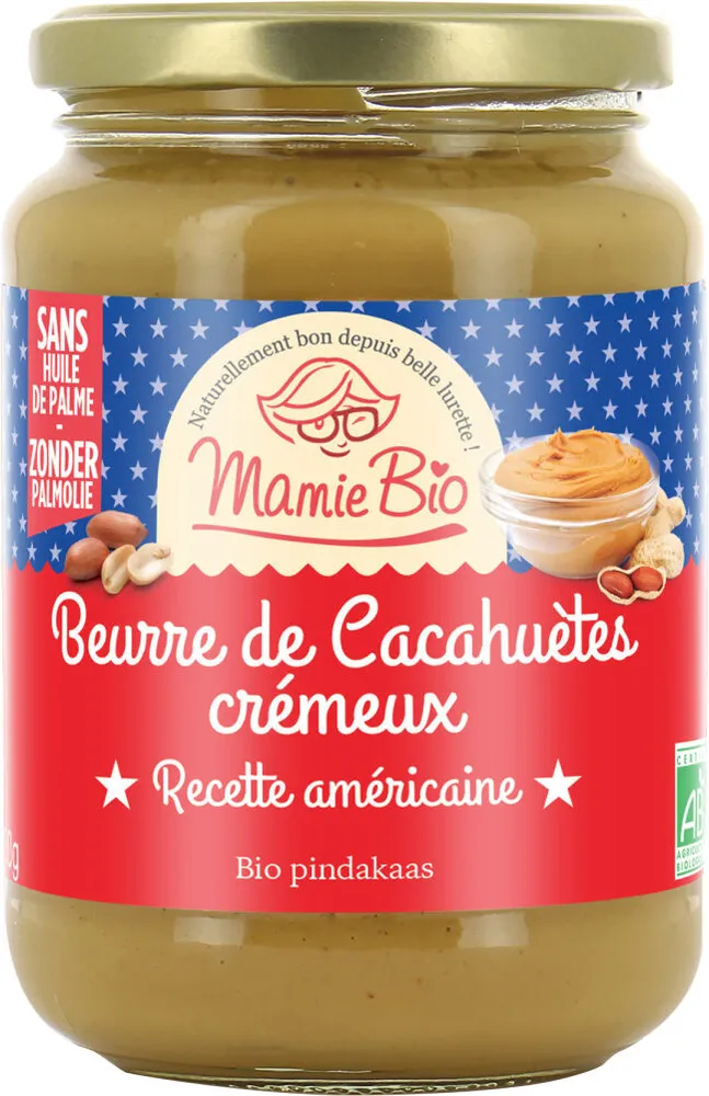 Beurre de cacahuète crémeux bio