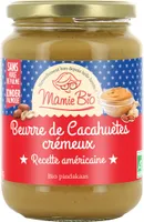 Beurre de cacahuète crémeux bio
