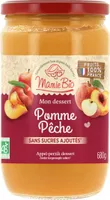 Purée de Pomme Pêche France bio