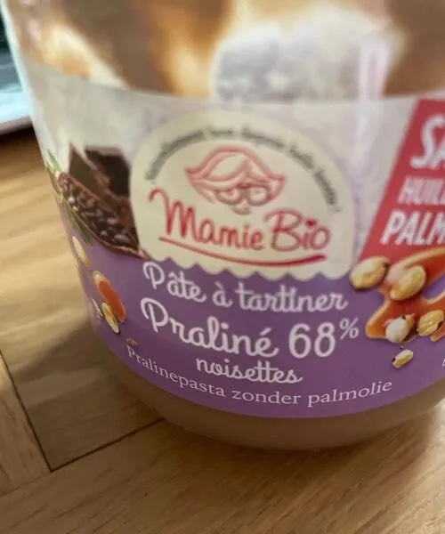 Pâte à tartiner Praliné 68% noisettes