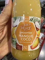 Bio delice smoothie mangue coco