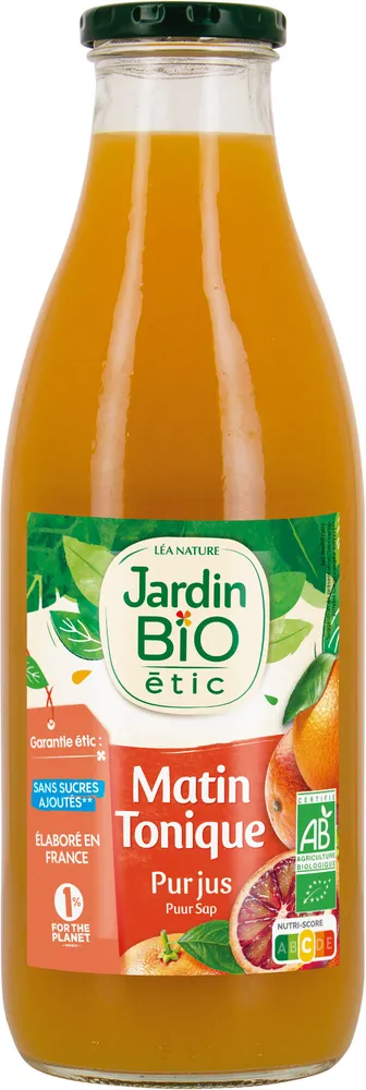 Matin tonique 100% pur jus